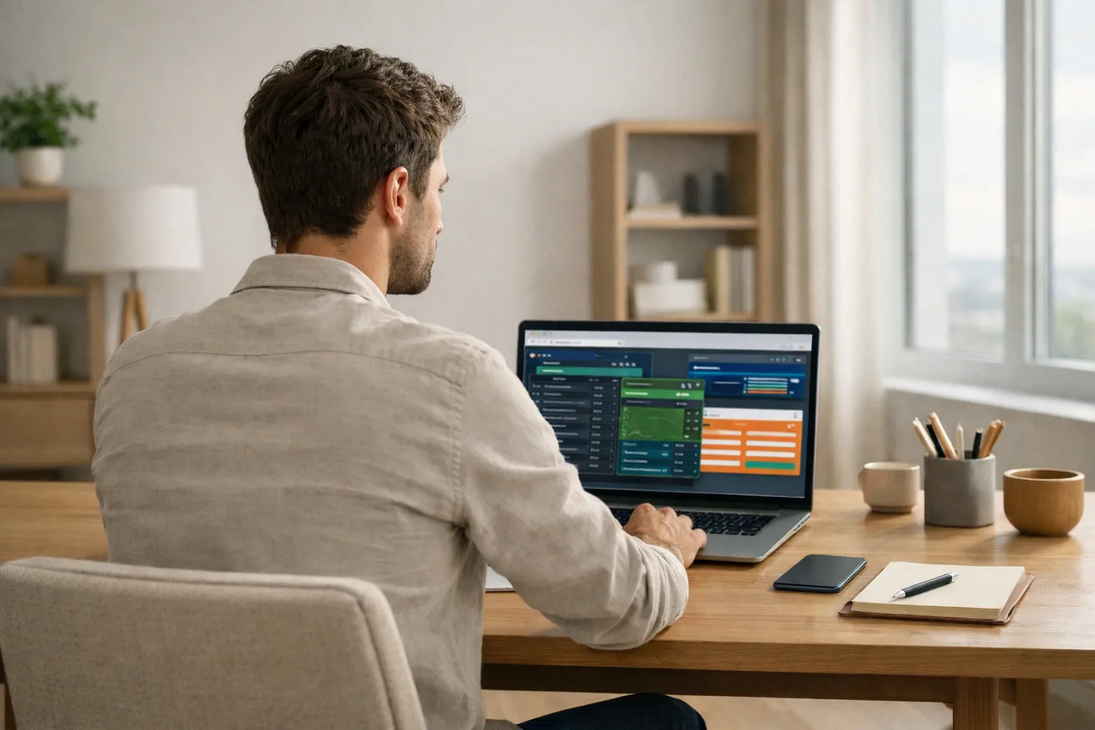 Parieur organisé planifiant ses inscriptions sur plusieurs sites de paris sportifs