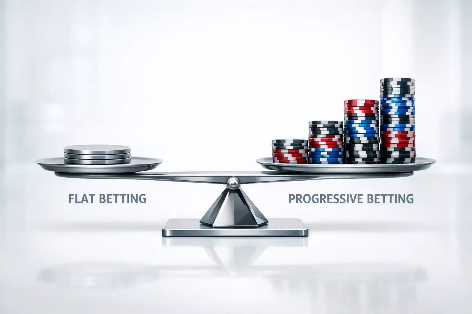 Balance comparant deux stratégies de mise pour les paris sportifs